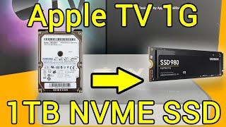 Apple TV 1G 10 times faster? | 1TB M.2 SSD in the first generation Apple TV