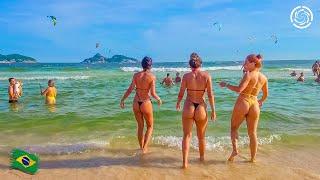  RIO DE JANEIRO BEACH | BARRA DA TIJUCA BEACH | Brazil, Summer 2023 【 4K UHD 】