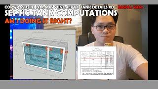How to DESIGN and COMPUTE a SEPTIC TANK  | Revised National Plumbing Code PH |Quick Tips