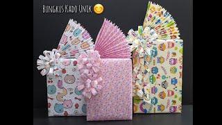 Cara Membungkus Kado | Bungkus Kado Kotak Unik Simple Kreatif | Gift Wrapping | Hadiah | creative