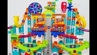 Vtech Double Marble Run Race | Big Marble Rush ASMR