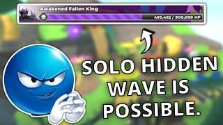 (500K HP) CLOSEST SOLO HIDDEN WAVE ATTEMPT / Roblox TDS