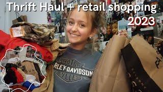 Thrift Haul + retail shopping | 2023