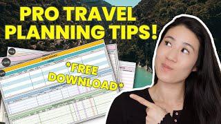 How To Plan A Travel Itinerary Like A Pro | FREE Download