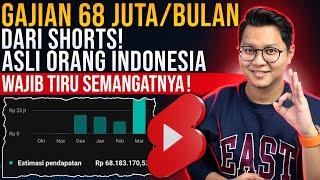 ASLI ORANG INDONESIA⁉️ GAJIAN 68 JUTA / BULAN DARI SHORTS, WAJIB TIRU SEMANGATNYA!