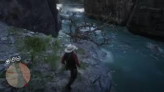 RDR2: Arthur is insulted by a terrifying river monster