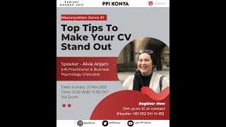 Mezuniyetten Sonra: Top Tips to Make Your CV Stand Out with Alvia Anjani