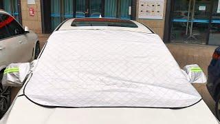 Car Windshield Snow Cover for Ice and Snow Unboxing and Review