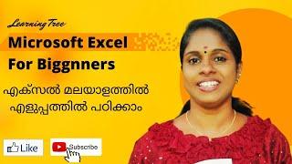 MICROSOFT EXCEL |  MALAYALAM | PART 1