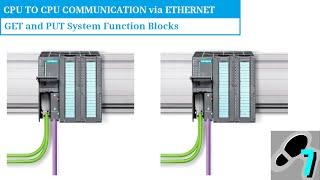 PLC to PLC Communication via Ethernet || GET and PUT Function using Simatic Manager
