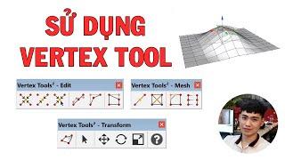 Cách sử dụng Vertex tool trong Sketchup để vẽ các đối tượng nhiều poly