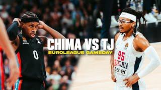 PLAYING AGAINST TJ SHORTS FOR THE FIRST TIME - EUROLEAGUE GAMEDAY vs PARIS BASKETBALL