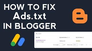 Ads.Txt Status Not Found on Blogger- Fixed ads.txt status 100% working method