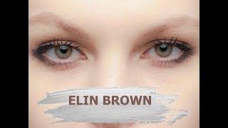 Карие линзы - ободки Elin Brown EOS ()