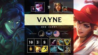 Vayne ADC vs Sivir: Quadra Kill, Godlike - NA Diamond Patch 25.S1.1