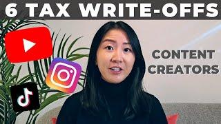 ACCOUNTANT EXPLAINS Top 6 Tax Write-Offs for Youtubers and Content Creators