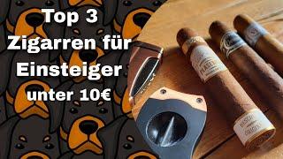 Top 3 Zigarren für Einsteiger unter 10€