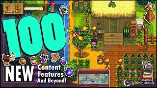 100 NEW Content, Features and Beyond Showcase | Stardew Valley 1.5 Update | New Quests | New World