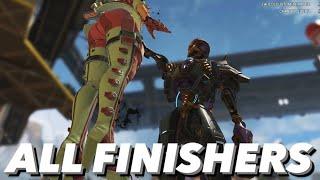 All Finishers with Revenant's Penumbra Skin - Apex Legends [4K 60 FPS]