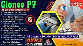 Gionee P7 All Hardware Diagram Solution Schematic Free