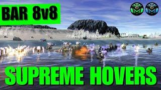 Hover Win in Supreme Isthmus  Beyond All Reason 8v8