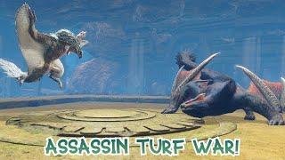 Nargacuga VS Tobi-Kadachi Jungle Assassin Turf War Deathmatch | Monster Hunter Sunbreak