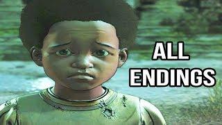 All Endings In The Walking Dead Game Season 4 Episode 1 - All Endings