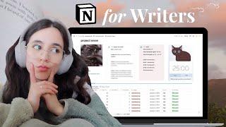 how I organize my WRITING in NOTION 2024! ️ writing tracker, WIP organization, author statement