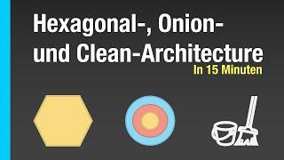 Hexagonal-, Onion- und Clean-Architecture verstehen in unter 15 Minuten