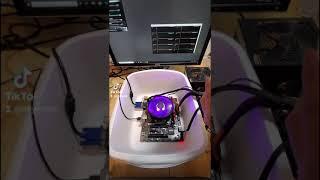 Pouring mineral oil on a PC #shorts