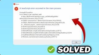 (FIXED) Microsoft Teams error "JavaScript error occurred in the main process" Error in windows 10/11