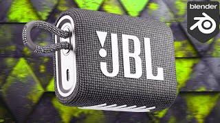 Blender 4.1 Tutorial - "JBL GO 3" Product Design(Part-1) | By Malikose Studio