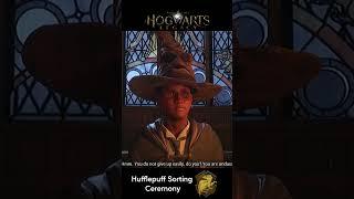 Hufflepuff sorting ceremony