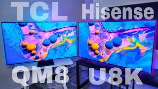 TCL QM8 VS Hisense U8K | Which Is Best For YOU??