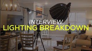 QUICK Interview Lighting Breakdown - Aputure 120D