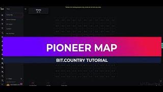 Bit.Country Tutorial - Pioneer Map