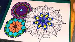 Colour me Happy - Mandala Episode 197 #wellness #mindfulness #colouring #happy #colourme #mandala