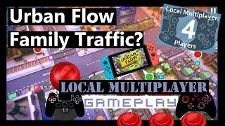 Urban Flow Traffic Control Car Game Switch 4 Player Local Co-Op - Gameplay