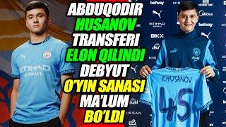 ABDUQODIR HUSANOV TRANSFERI RASMAN E'LON QILINDI FUTBOL MARKAZI FUTBOL YANGILIKLARI 2025