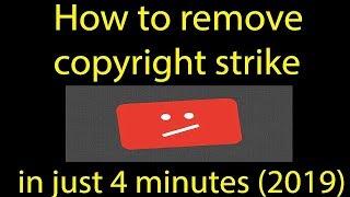 How to remove copyright strike in just 4 minutes (2019) - GB Logy