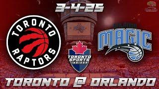 3-4-25 Toronto Raptors vs Orlando Magic Game Audio | NBA LIVE Stream Gamecast & Chat