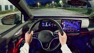 2024 Volkswagen ID.4 Pro S - POV Night Drive (Binaural Audio)