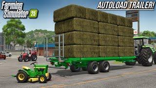 New Mods - FIRST AUTOLOAD TRAILER, Riding Mower, & New Map for Console! (Farming Simulator 25)