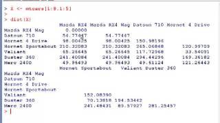 Computing with R : The "dist" function