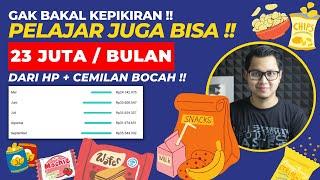 ANEH! Tapi Hasilkan 20 Juta/Bulan Hanya Dari Jajanan, Cara Menghasilkan Uang Dari Internet Lewat HP