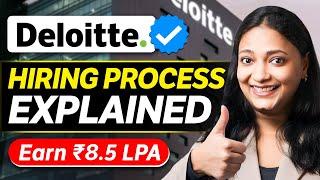 DELOITTE Hiring Process For FRESHERS | Full Details