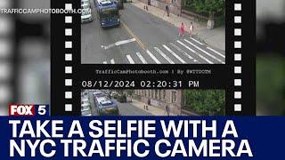 Here's how to take a selfie with a NYC traffic camera