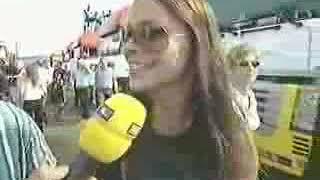 Jenni Dahlman Räikkönen Interview at Hungary GP 2005