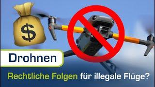 Das kann bei ILLEGALEN Drohnenflügen passieren! | Wahrer Fall