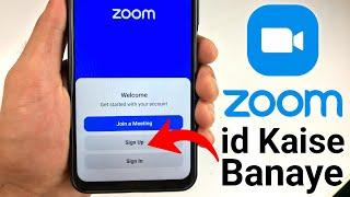 zoom app ki id kaise banaen || How To Create Zoom Account || Zoom account sign up